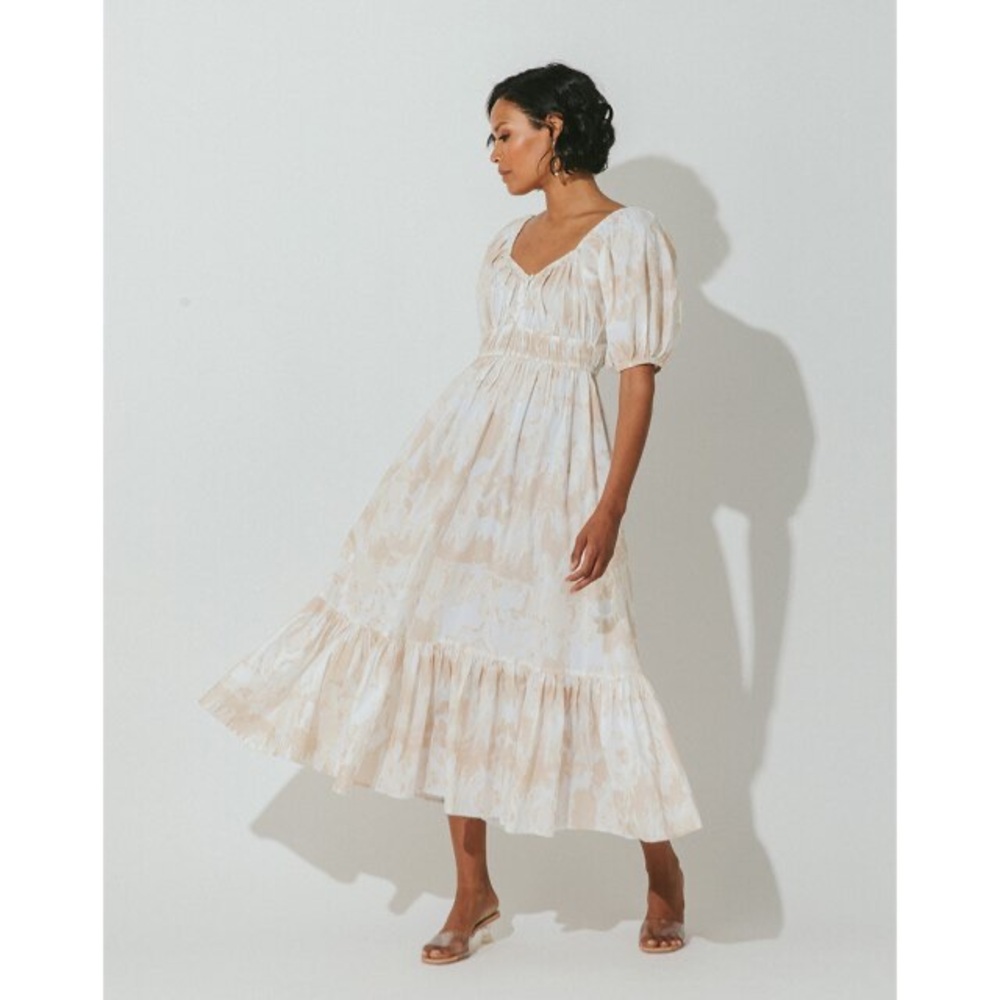 Cleobella Catalina Midi Dress|Size Small|Pastel Print| Bohemian |Boho|Cottage